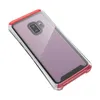 Противоударный чехол для Samsung Galaxy S9, Element Case Solace Glass, белый с красным