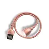 Гибкая USB лампа, Remax USB LED Flexible Lightning RT-E602, розовый