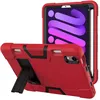 Противоударный чехол для iPad Mini 6 (2021), METROBAS Survivor Armor Case, красный