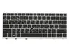 Клавиатура для HP EliteBook 730 G5 черная с подсветкой и указателем