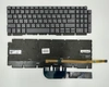 Клавиатура для Dell G15 5510 черная с RGB подсветкой