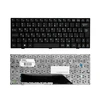 Клавиатура для ноутбука MSI U135, U135DX, U160, U160DX, U160DXH, U160MX Series. Г-образный Enter. Черная, с черной рамкой. PN: V103622CK1.