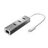 USB-хаб j5create USB-C Gigabit Ethernet / 3x Hub Multi Adapter