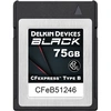 Карта памяти Delkin Devices Cfexpress B 75GB BLACK 1725 /1240 MB/s