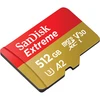 Карта памяти SanDisk 512GB Extreme UHS-I microSDXC + SD Adapter 160MB/s A2 C10 V30