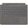 Клавиатура Microsoft Surface Pro Signature Keyboard Cover (Platinum), чехол-алькантра 9/X серый