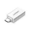 Адаптер UGREEN USB-C to USB 3.0 A Female Adapter, белый US173
