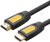 Кабель UGREEN HD101 (10167) HDMI Male To Male Round Cable 5m,  Yellow/Black