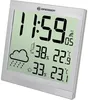 Метеостанция Bresser ClimaTemp JC LCD настенные часы, серебристая