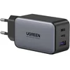 Зарядное устройство UGREEN CD244 USB-A+2*USB-C 65W GaN Tech Fast Charger, черный