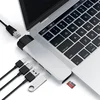 USB-хаб  Satechi Aluminum Pro Hub с Ethernet для MacBook Pro 13” и 15”с 2016, серебряный