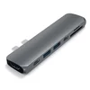 USB-хаб Satechi Aluminum Pro Hub для Macbook Pro (USB-C), серый космос