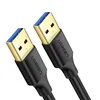 Кабель UGREEN US128 USB-A 3.0 Cable 2 м, черный