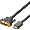 Кабель UGREEN HDMI to DVI Cable, 1,5 м, черный HD106