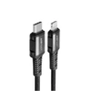 Кабель ACEFAST C1-01 USB-C to Lightning aluminum charging data cable, черный