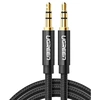 Кабель UGREEN 3.5mm to 3.5mm Cable Gold Plated Metal Case with Braid 1м AV112