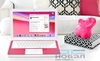 Накладка на корпус Twelve South SurfacePad Color Leather for MacBook Pro 13 кожа, розовый цвет