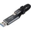 Флешка PNY Technologies 64GB DUO LINK USB 3.0 OTG Flash Lightning / USB-A  для iPhone и iPad