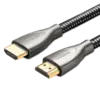 Кабель UGREEN HD131 HDMI Carbon Fiber Zinc Alloy Cable 2 м, серый
