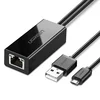 Переходник UGREEN Micro USB 2.0 To 100Mbps Ethernet Adapter для Chromecast / Micro TV Sticks