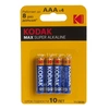 Батарейка алкалиновая KODAK LR03/4BL MAX Super Alkaline
