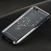 Задняя панель для  iPhone7/8 Силикон со стразами Одуванчик (черная)