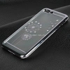 Задняя панель для iPhone7 Plus/8 Plus Силикон со стразами Одуванчик (черная)