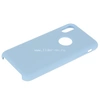 Задняя панель для  iPhoneX Пластик Soft Touch (15050ch) голубая