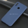 Задняя панель для Huawei Honor 10 Lite Силикон матовый (синяя)