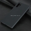 Задняя панель для Samsung Galaxy Note 10 Plus Силикон матовый (черная)