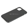 Задняя панель для  iPhone 11 Pro Max 6.5"  Силикон матовый (черная) Brauffen
