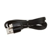 USB кабель для iPhone 5/6/6Plus/7/7Plus 8 pin 1.0м ПЛОСКИЙ  (в коробке) черный (ELTRONIC)