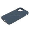 Задняя панель для  iPhone 13 Mini 5.4"  Силикон матовый (синяя)