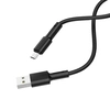 USB кабель micro USB 1.0м BOROFONE BX31 силиконовый (черный) 5.0A