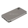 Чехол-книжка для Samsung Galaxy A01 Core Brauffen (горизонтальный флип) серебро (пакет)