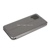Чехол-книжка для Samsung Galaxy A12 Brauffen (горизонтальный флип) серебро (пакет)