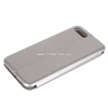 Чехол-книжка для Huawei Honor 10 Brauffen (горизонтальный флип) серебро (пакет)