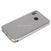 Чехол-книжка для Huawei Honor 8X Brauffen (горизонтальный флип) серебро (пакет)