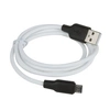 USB кабель micro USB 1.0м HOCO X21 силикон (белый/черный) 2.0A