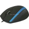 Мышь проводная DEFENDER MM-340/52344 3 кнопки, 1000dpi (черный+синий)