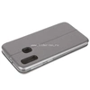 Чехол-книжка для Samsung Galaxy A40 Brauffen (горизонтальный флип) серебро (пакет)