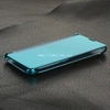 Чехол-книжка для iPhone7 (горизонтальный флип) Зеркальная голубая (в коробке)