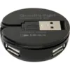 Разветвитель на 4 порта (USB hub) DEFENDER Quadro Light USB (черный)