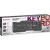 Клавиатура DEFENDER проводная Search HB-790 RU полноразмерная (черная)