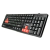 Клавиатура DIALOG проводная Standart KS-030 USB (черно-красная)