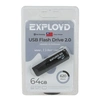 USB Flash  64GB Exployd (620) черный