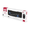 Комплект клавиатура+ мышь Smartbuy 230346-KB проводной (черный/синий)