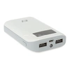 Портативное ЗУ (Power Bank) 10000mAh ELTRONIC фонарь/2 USB/дисплей (белый)