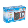 Радиоприемник WAXIBA (XB-401C) USB/SD/FM/часы (красный)