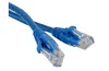 Патч-корд RJ45 - RJ45, 4 пары, UTP, категория 5е, 1 м, синий, LSZH, LANMASTER LAN-PC45/U5E-1.0-BL